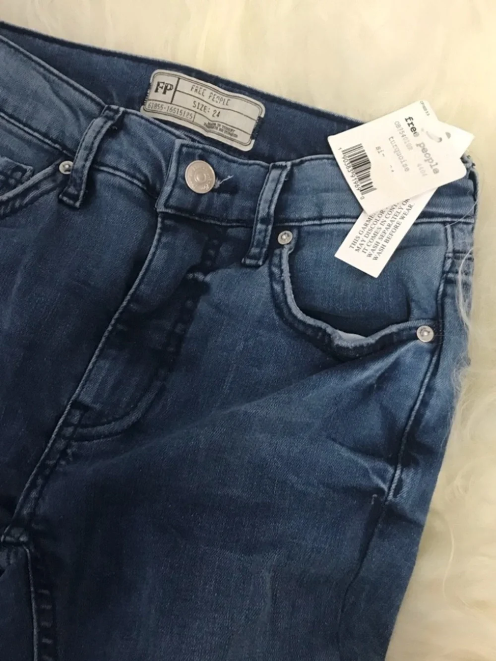 We the Free by Free People High Waist Skinny Jeans 0297 - Picture 3 of 5